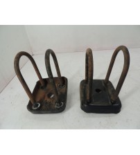 Jogo Grampos Traseiros Feixe De Mola Nissan Frontier S 2014