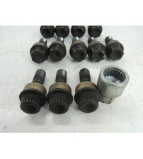 Jogo Parafusos De Roda Anti Furto Porsche Panamera 4s 2013