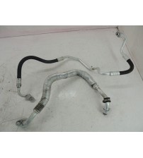 Par Canos Compressor Ar Condicionado Panamera 4.8 V8 2013