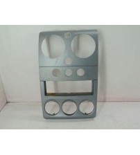 Moldura Central Painel Peugeot Partner 2022 Prateado