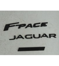 Jogo Emblema Tampa Traseira Jaguar F-pace 2020 Original Jogo Emblema Tampa Traseira Jaguar F-pace 2020 Original